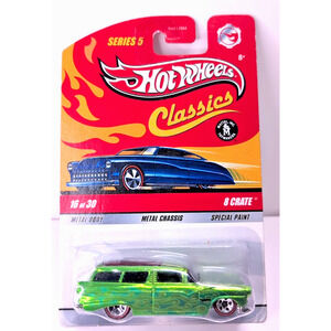 Hot Wheels 8 Crate Chase Classics Series 5 #16/30 2009 Rubber Tires Rare VHTF!